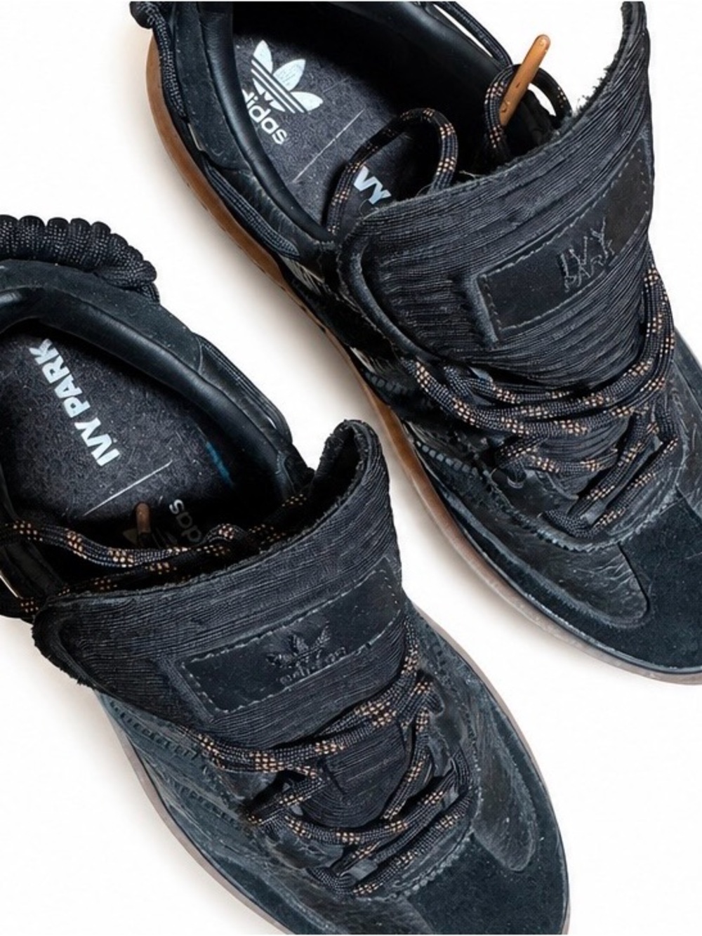 adidas x IVY PARK Black Sneakers with Gum Outsole
